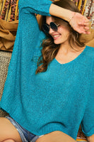 Summer Open-Knit Sweater