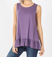 Ruffle Hem Tank